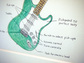 green guitar